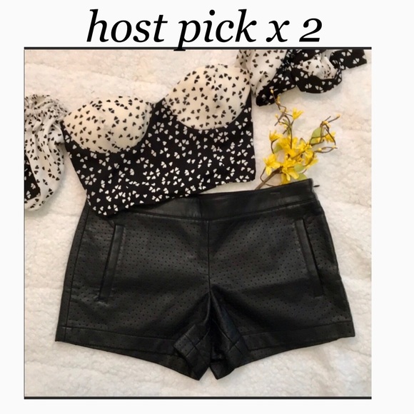 Club Monaco Pants - NWT leather Club Monaco shorts